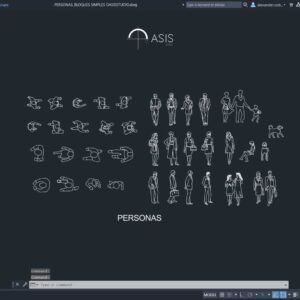 Personas_Bloques Simples_AutoCAD_OasisStudio