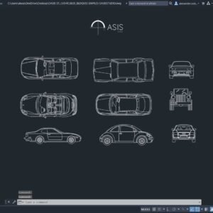 Vehículos_Bloques Simples_AutoCAD_OasisStudio
